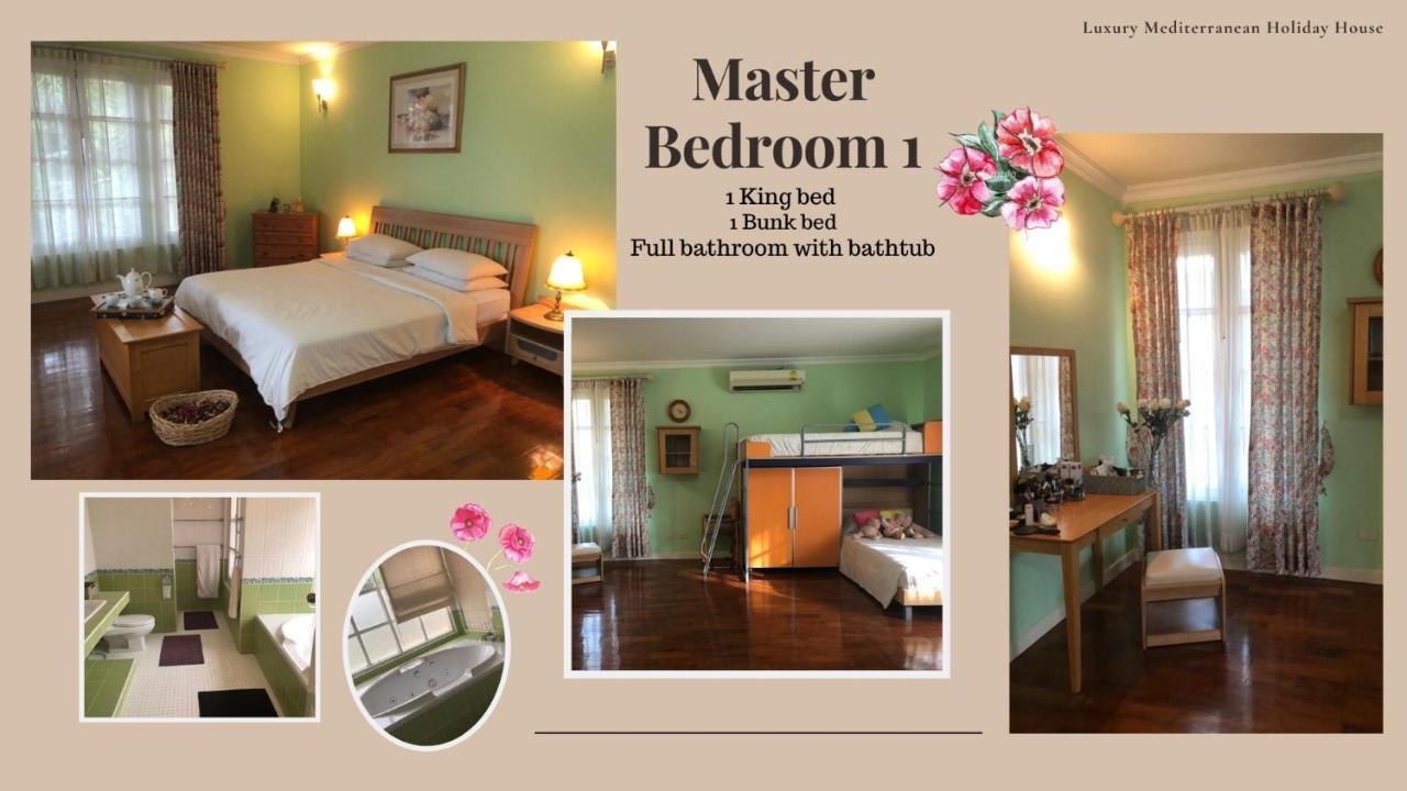 300M From Beach - Luxury Mediterranean Holiday House - Pets Welcome Bang Sare Exterior photo
