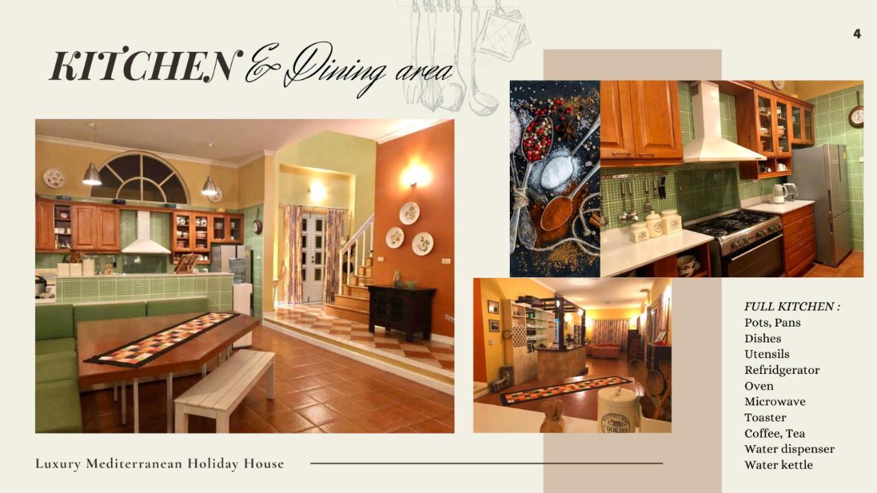 300M From Beach - Luxury Mediterranean Holiday House - Pets Welcome Bang Sare Exterior photo